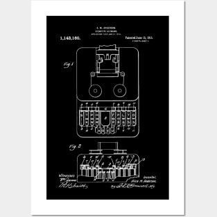 Stenographic Machine 1915 Patent , Stenographer Gift Idea, Stenotype Machine Posters and Art